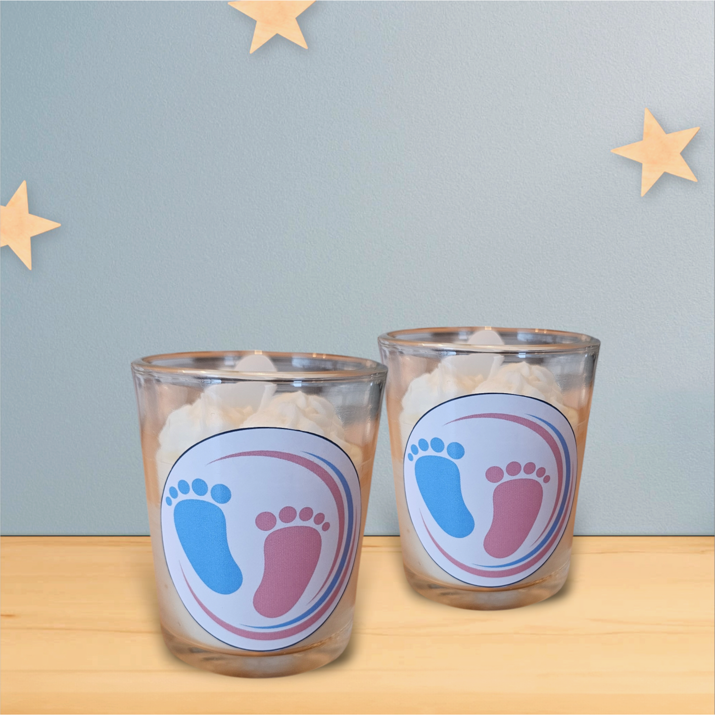 Gender Reveal Kerze