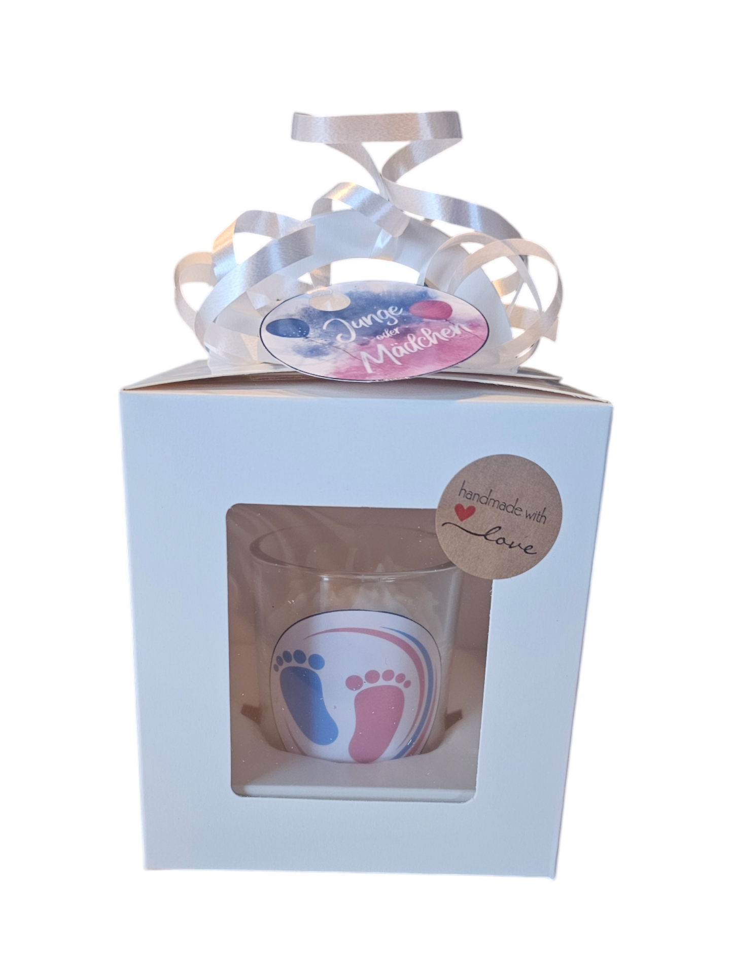 Gender Reveal Kerze